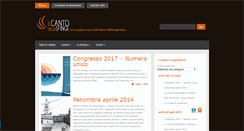 Desktop Screenshot of cantodellasfinge.net